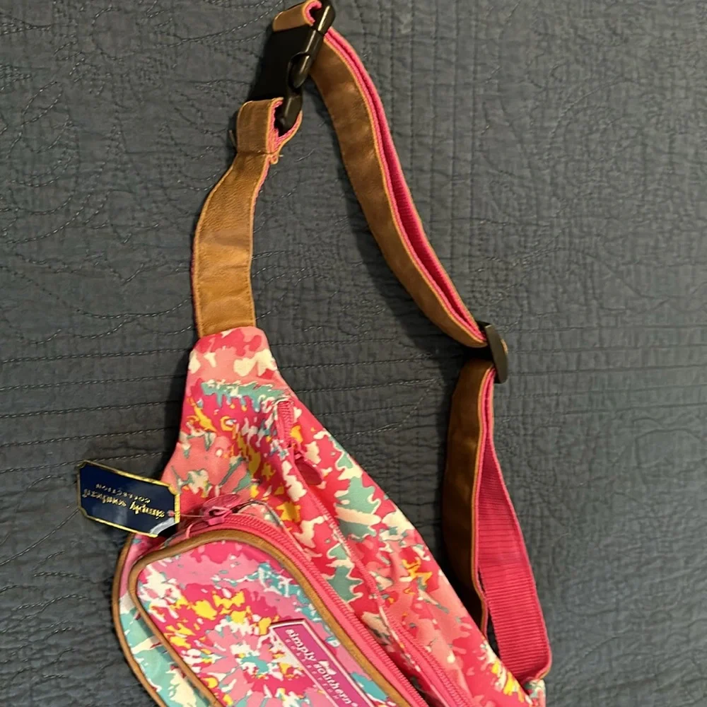 Simply Southern Pink and Yellow Mini Bag - Picture 2 of 5